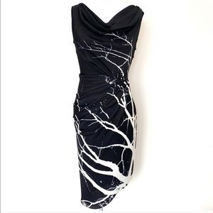 Rachel Roy Black & White Branch Graphic Shift